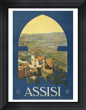 Framed Assisi Print