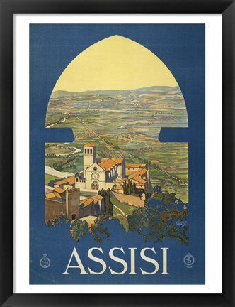 Framed Assisi Print