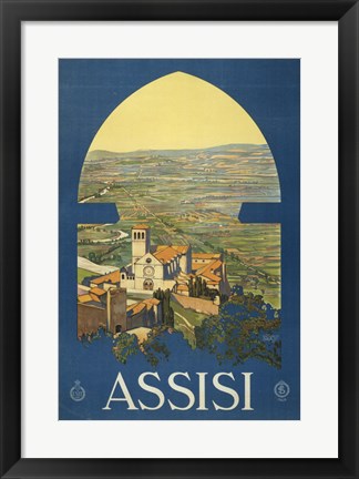 Framed Assisi Print