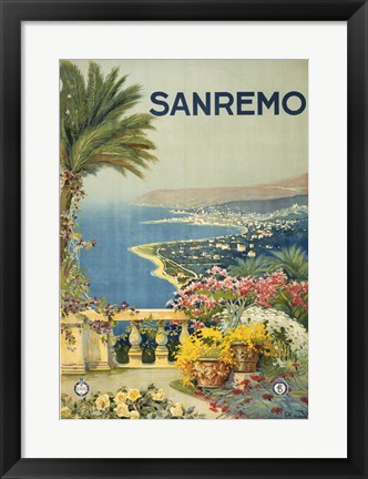 Framed Sanremo Print