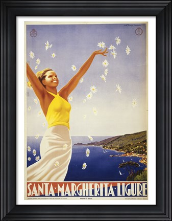Framed Santa Margherita Ligure Print