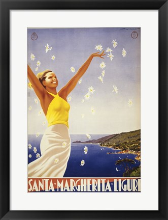 Framed Santa Margherita Ligure Print