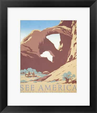 Framed See America Print