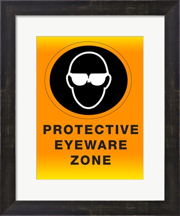 Framed Safety Glasses Print