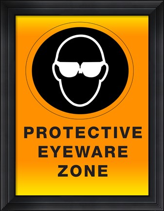Framed Safety Glasses Print