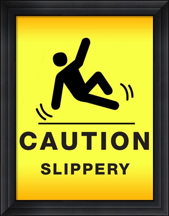 Framed Safety Fall Print