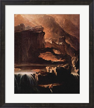 Framed Sadak Climbing in Search of the Waters of Oblivion Print