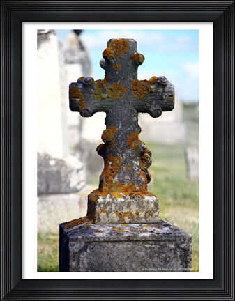 Framed Old Stone I Print