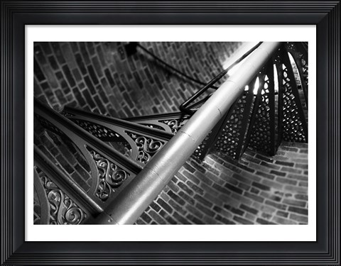 Framed Pemaquid Spiral Print