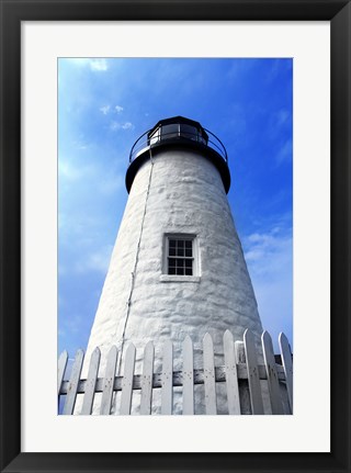 Framed Pemaquid Lighthouse Print