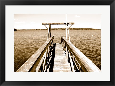 Framed View From The Gulls Nest Print