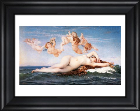 Framed 1863 Alexandre Cabanel - The Birth of Venus Print
