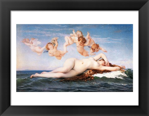 Framed 1863 Alexandre Cabanel - The Birth of Venus Print