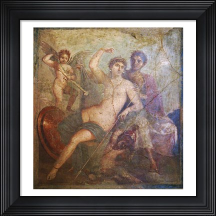 Framed Ares and Afrodite Print