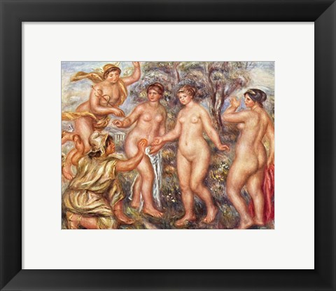 Framed Pierre-Auguste Renoir the Judgement of Paris Print