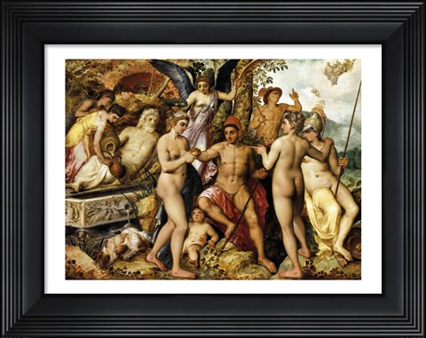 Framed Judgment of Paris Aphrodite Print