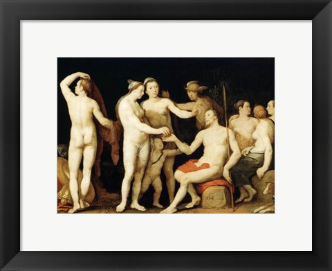 Framed Judgment of Paris Aphrodite Print