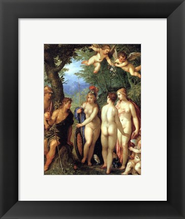 Framed Judgment of Paris Print