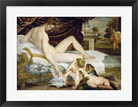 Framed Venus and Adonis Print