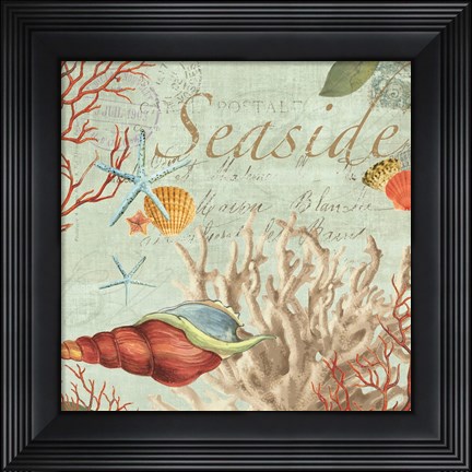 Framed Seaside Print