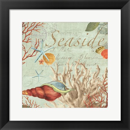 Framed Seaside Print