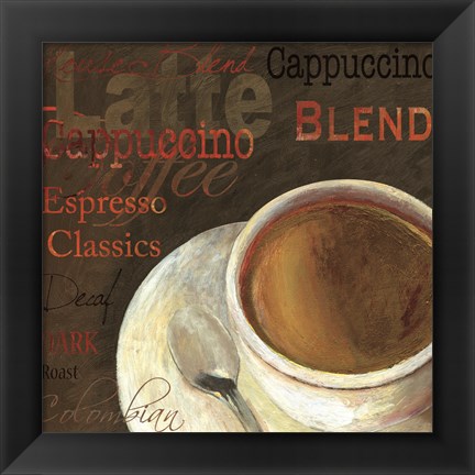 Framed Cappuccino Print