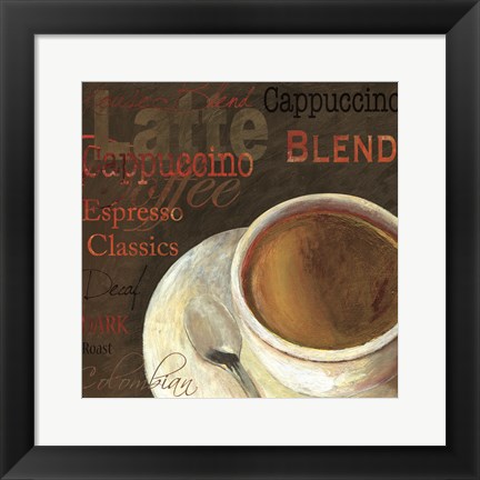 Framed Cappuccino Print