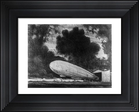 Framed Zeppelin Print