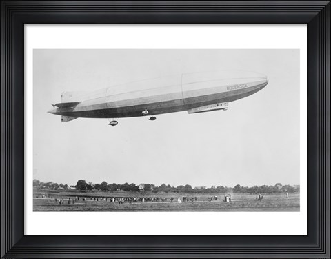 Framed Bodensee Blimp Print