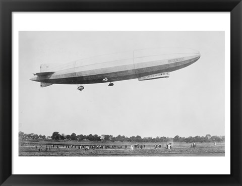 Framed Bodensee Blimp Print