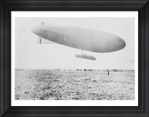 Framed Zodiac Blimp Print