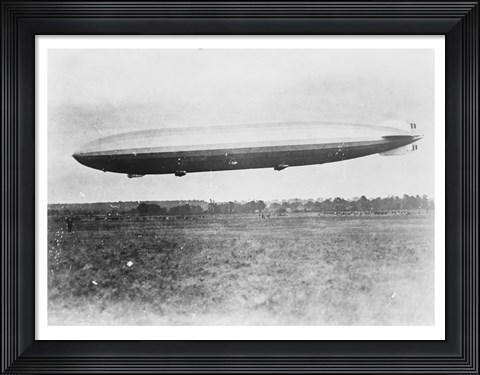 Framed ZR-2 Blimp Print