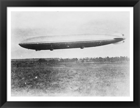 Framed ZR-2 Blimp Print