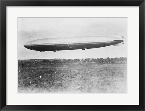 Framed ZR-2 Blimp Print