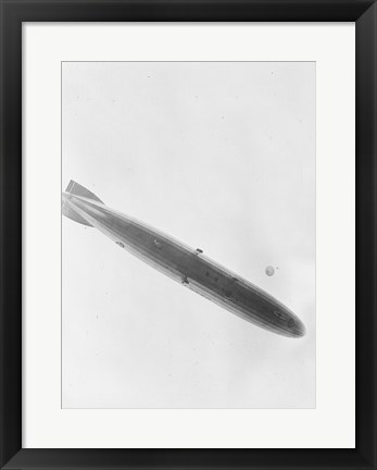 Framed Parachute Jump from Shenandoah Blimp Print