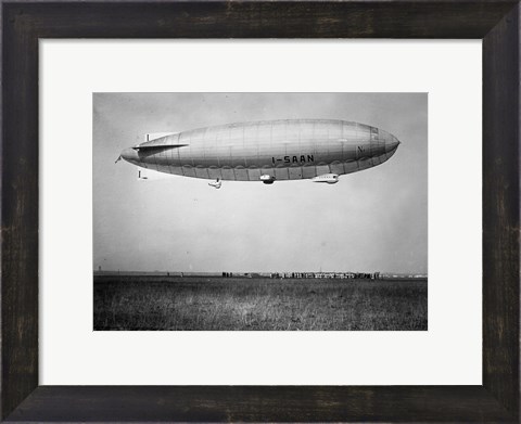 Framed Amundsen Blimp Air Ship I - SAAN Print