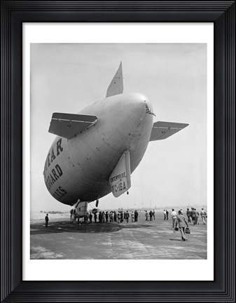 Framed Goodyear Blimp Print