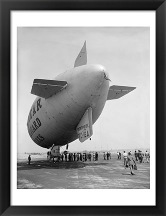 Framed Goodyear Blimp Print