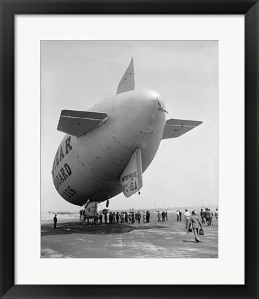 Framed Goodyear Blimp Print