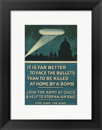 Framed Join The Army Print