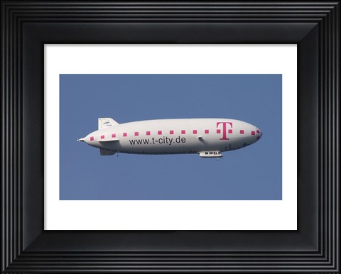Framed Zeppelin - color photo Print
