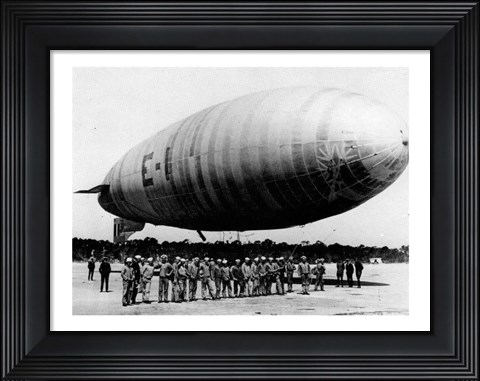 Framed E Class Blimp Print