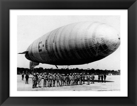 Framed E Class Blimp Print