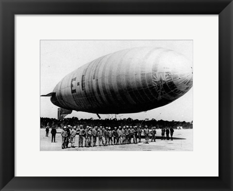 Framed E Class Blimp Print