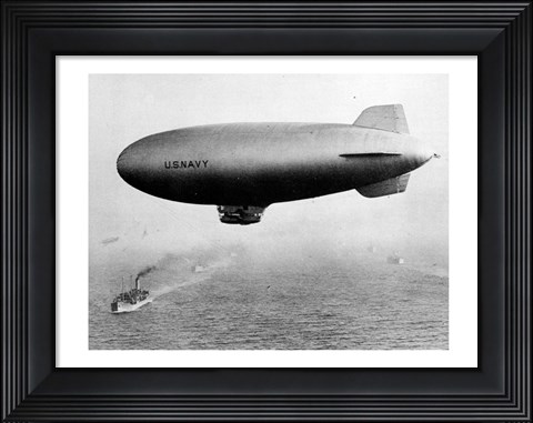 Framed K Class Blimp Print