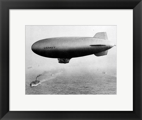 Framed K Class Blimp Print