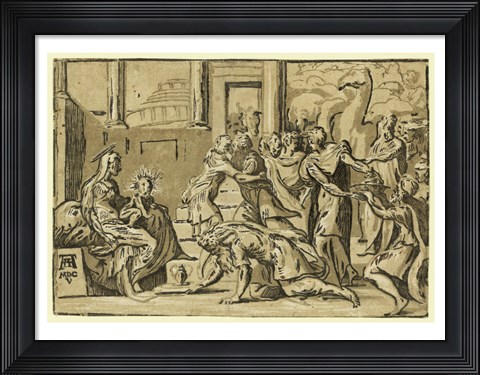 Framed Adoration of the Magi Print