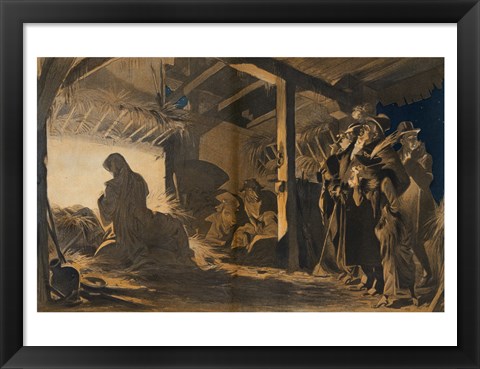 Framed Party at Bethlehem Print