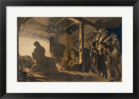 Framed Party at Bethlehem Print