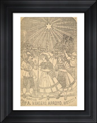 Framed Dawn of a New Day in the Fields of Bethlehem Print